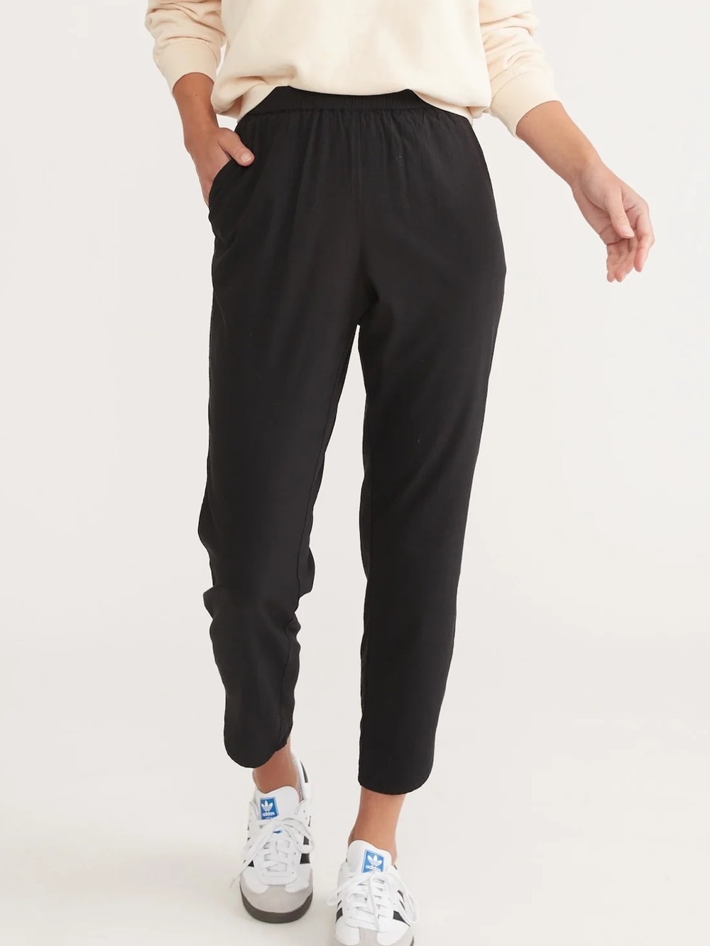 Marine Layer Allison Re-spun Pants in black